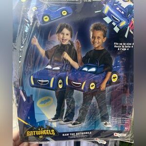 Kids Blue Bat-Wheels Halloween Costume